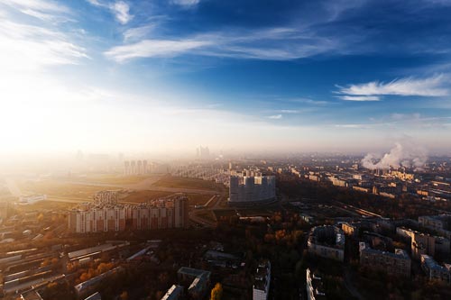 Шикарные фотографии Москвы с высоты