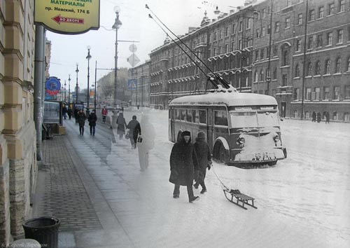 Санкт-Петербург - настоящее и прошлое слились