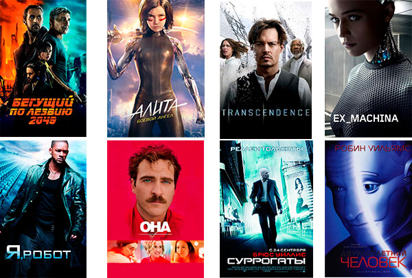 Фильмы, сериалы и мультфильмы о роботах и искусственном интеллекте