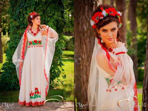 Свадебные платья вышиванки